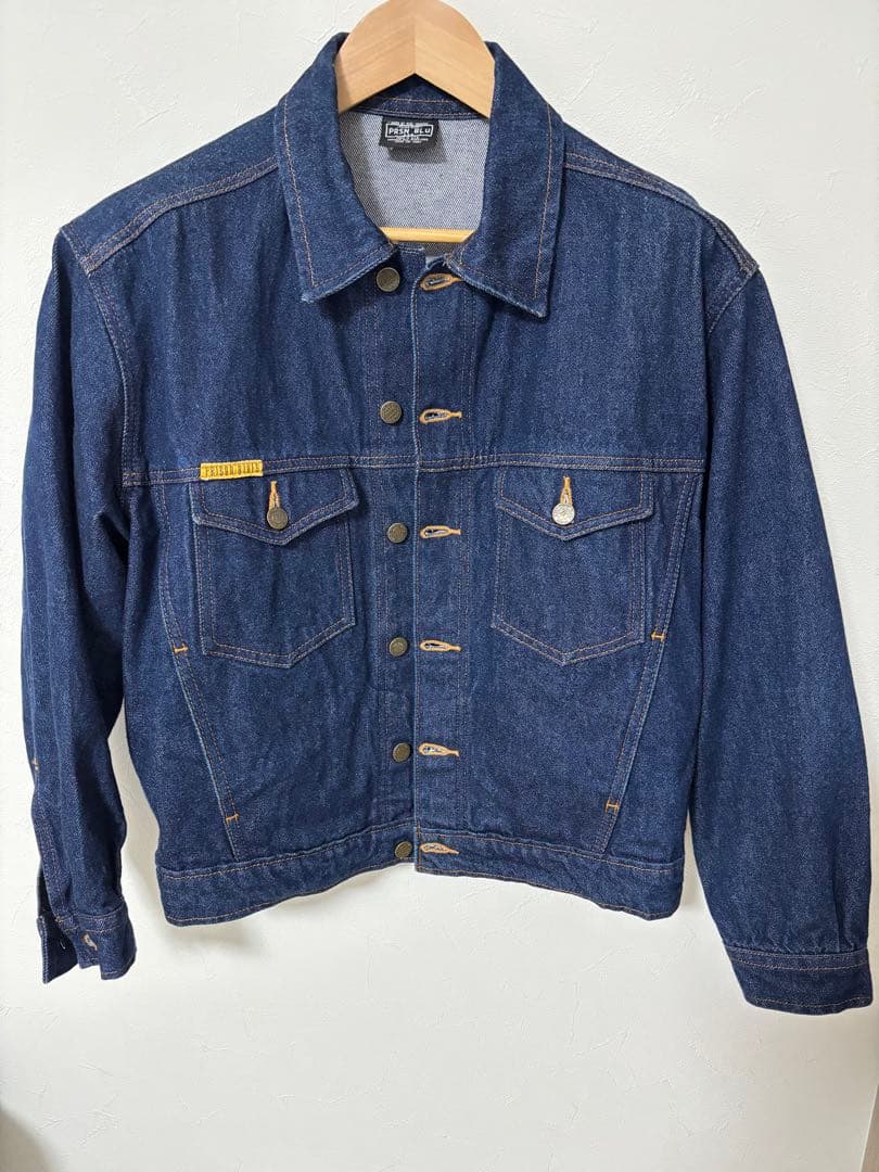 値下げ　プリズンブルース ダークブルー デニムジャケット