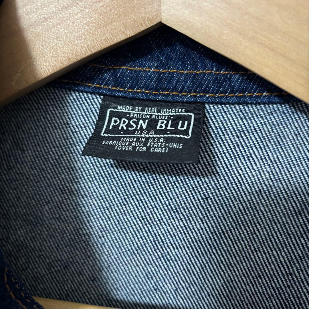 値下げ　プリズンブルース ダークブルー デニムジャケット