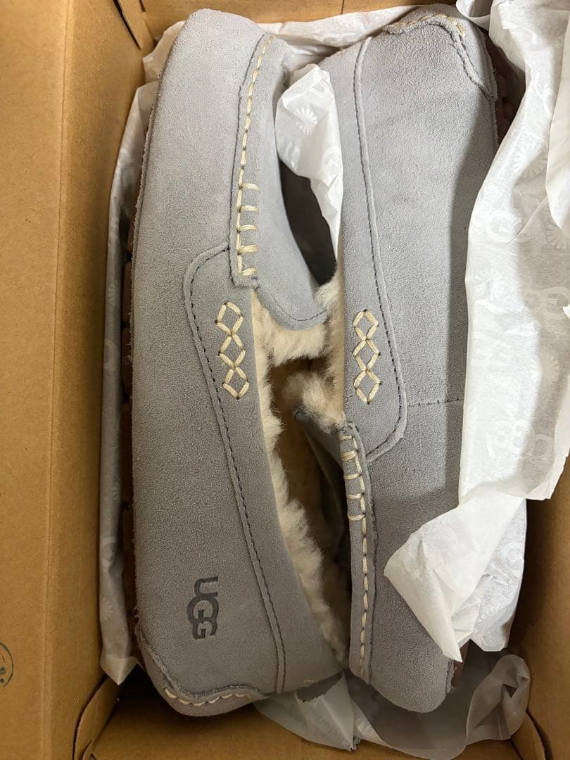 【未使用】UGG／アンスレー　サイズUS8(25cm)ライトグレー