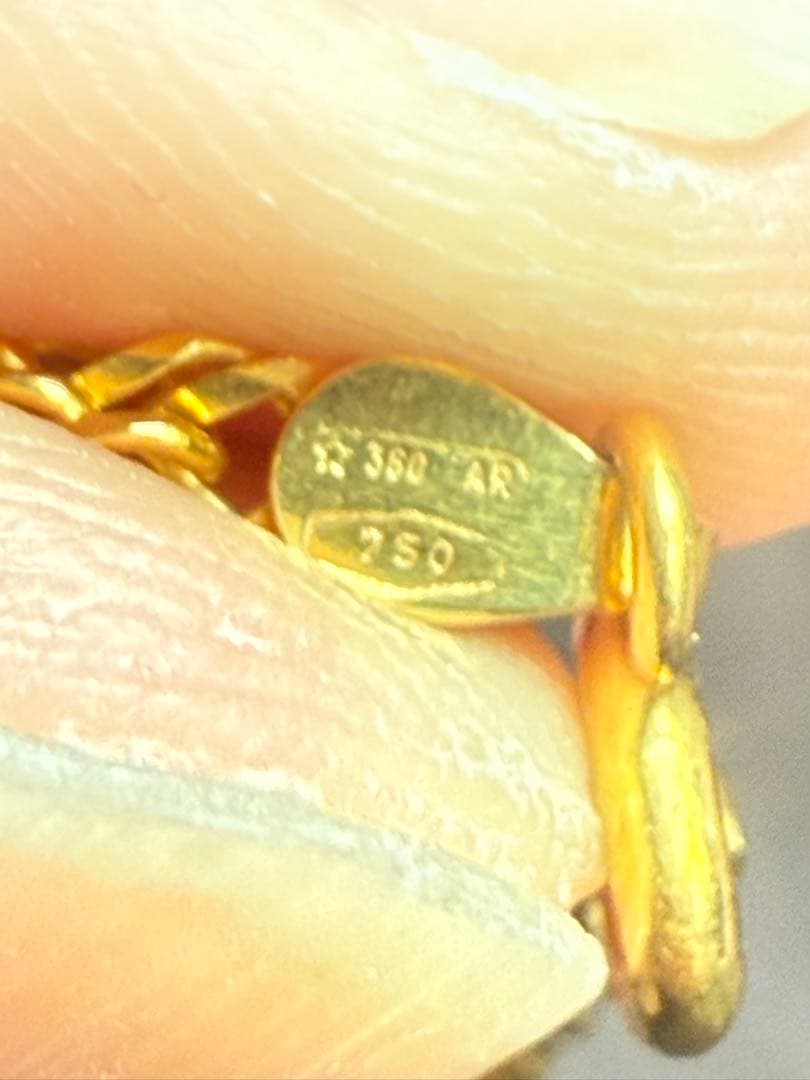 希少　西城秀樹　指紋モチーフ　ペンダントトップ　ゴールド　18金　通常入手不可