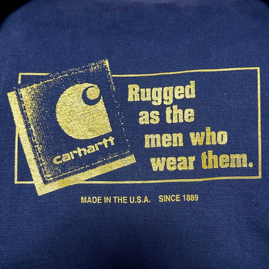 Carhartt ドラムバッグ ダック ネイビー 美品 USA製 93年製