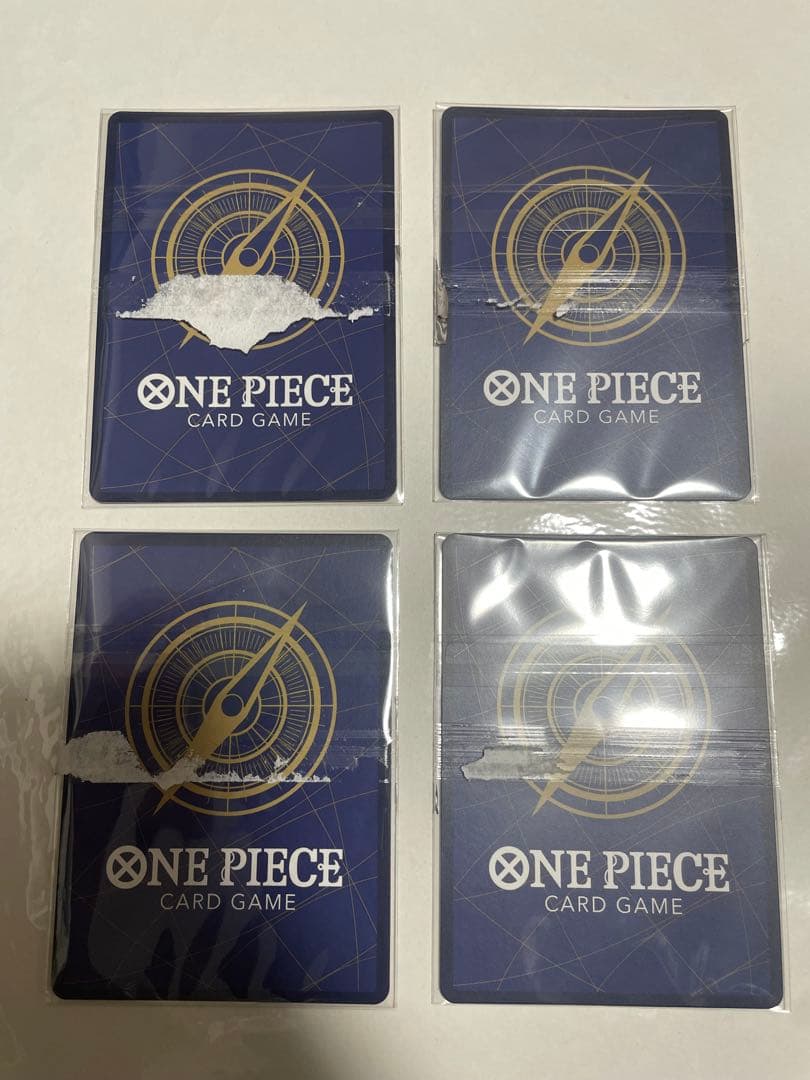 【未開封】ワンピースカード　モンキー・ D・ルフィ　プロモ　4枚セット