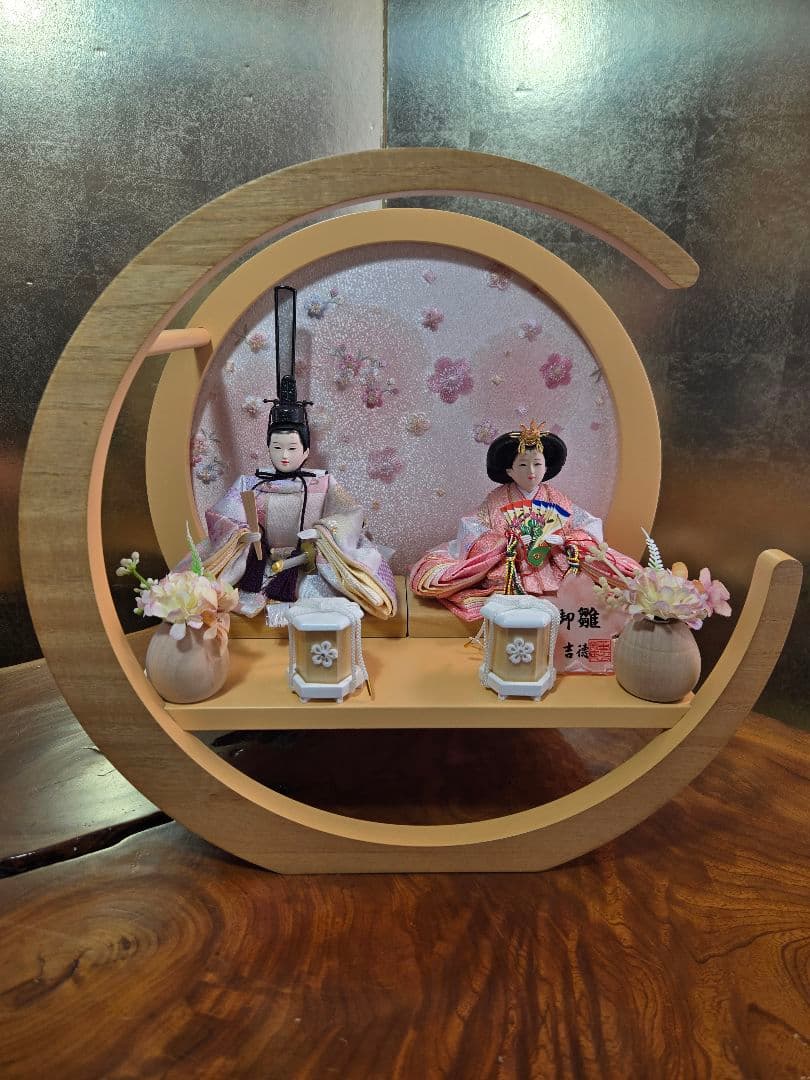 Oreo【一点限り】雛人形 ケース飾り　K57