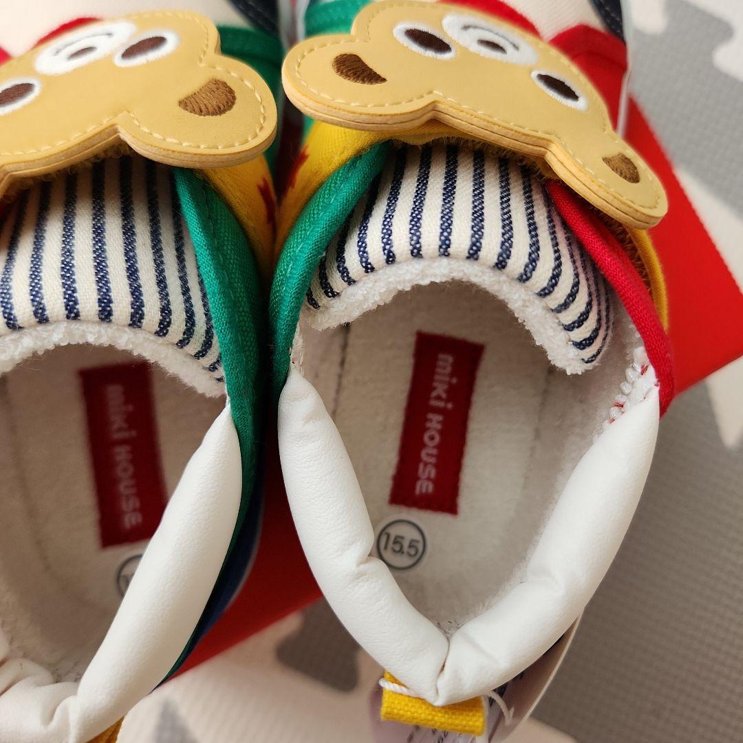 【新品•タグ付き】　ミキハウス　スニーカー マルチカラー 15.5cm