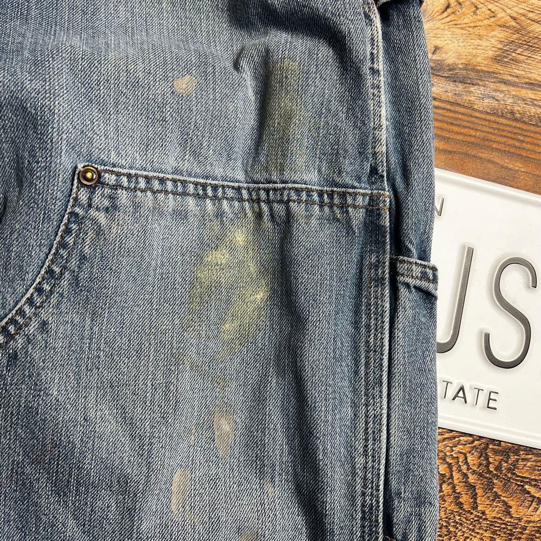 g*o様 Carhartt ダブルニー デニムワークパンツ フェード 雰囲気系