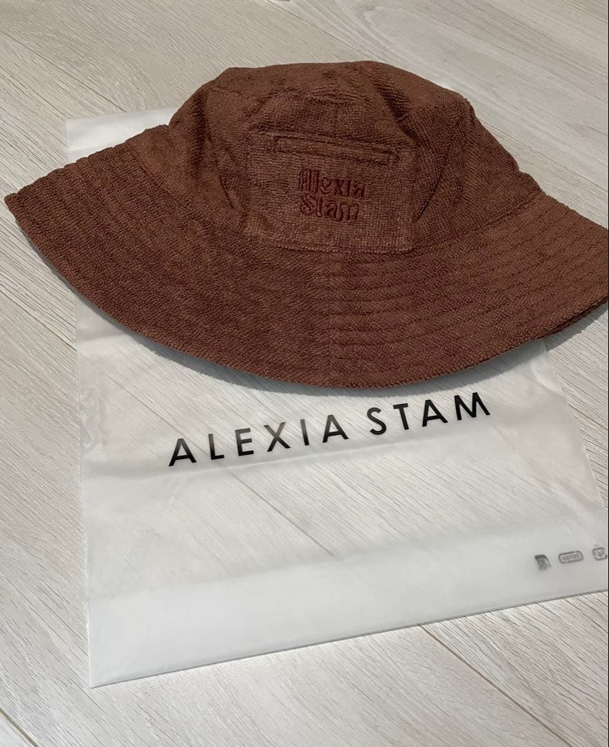 ALEXIA STAM バケットハット ブラウン