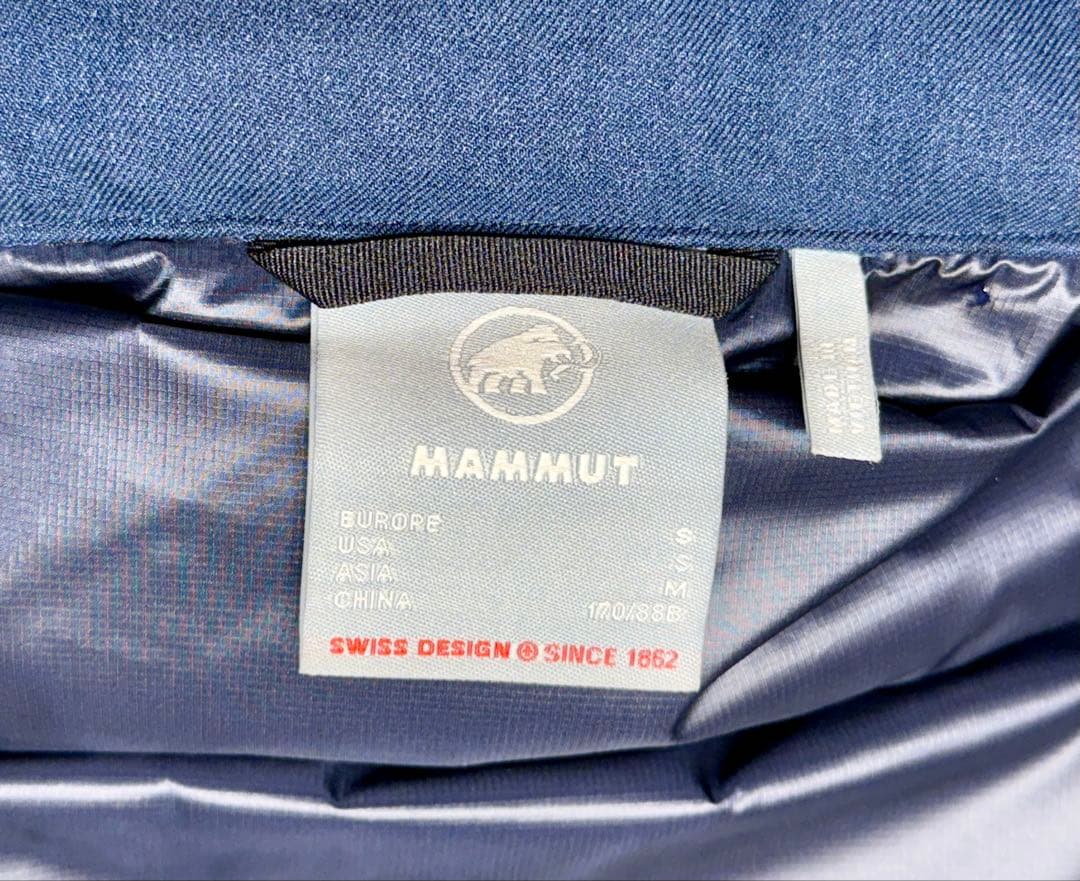 MAMMUT メンズ ネイビー ダウンベスト 2025年11月購入