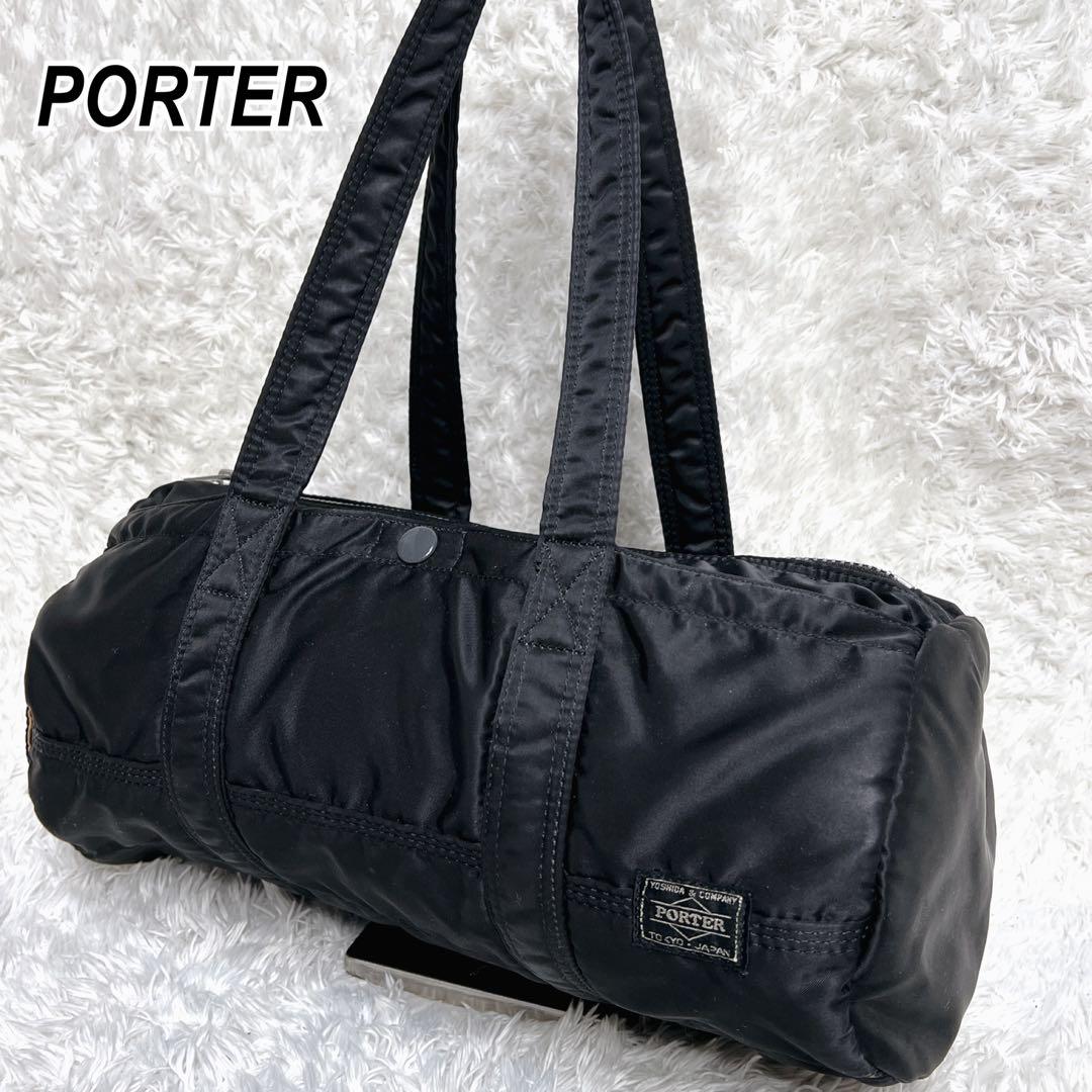 PORTER ポーター タンカー ブラック ドラムバッグ ミニボストン 廃番 黒