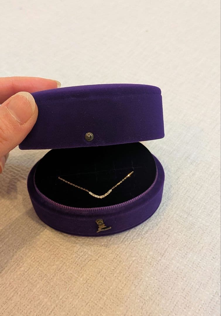 アガット　18金ネックレス