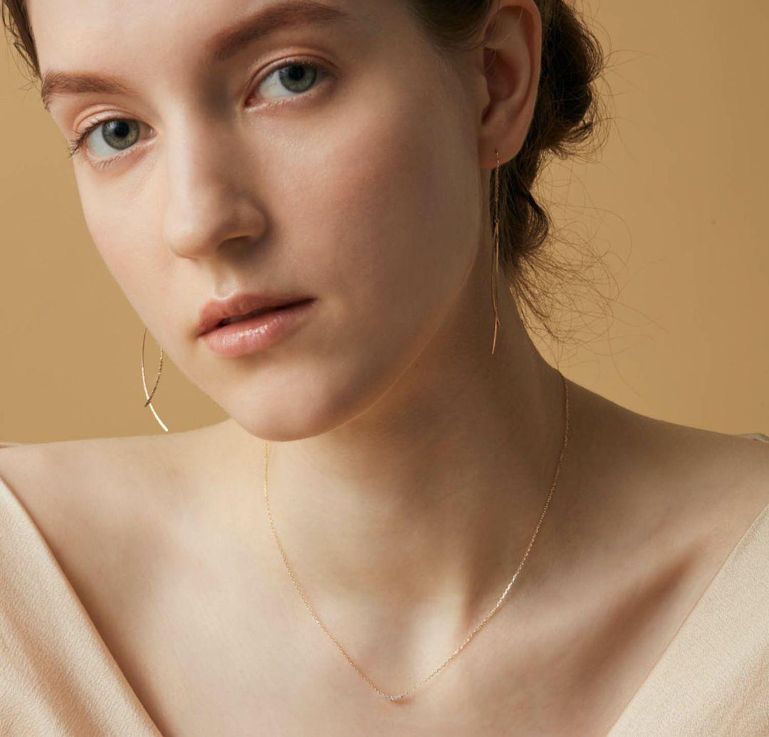 アガット　18金ネックレス