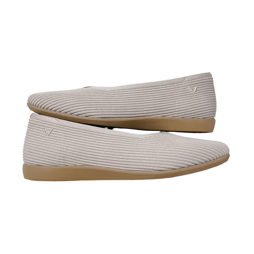 【新品】VIVAIA フラットシューズ スクエアトゥ Vカット