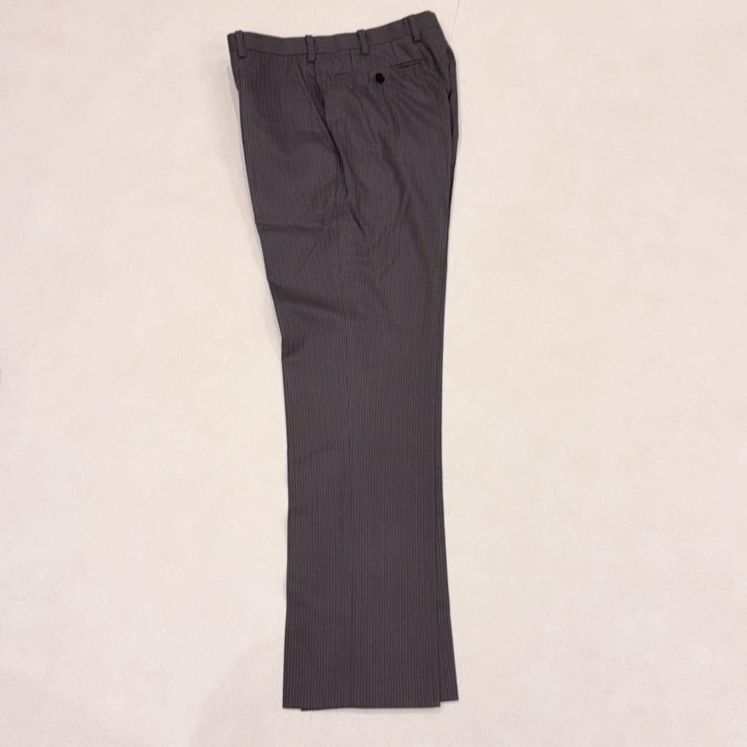 美品 BURBERRY BLACK LABEL ストライプ スーツ グレー