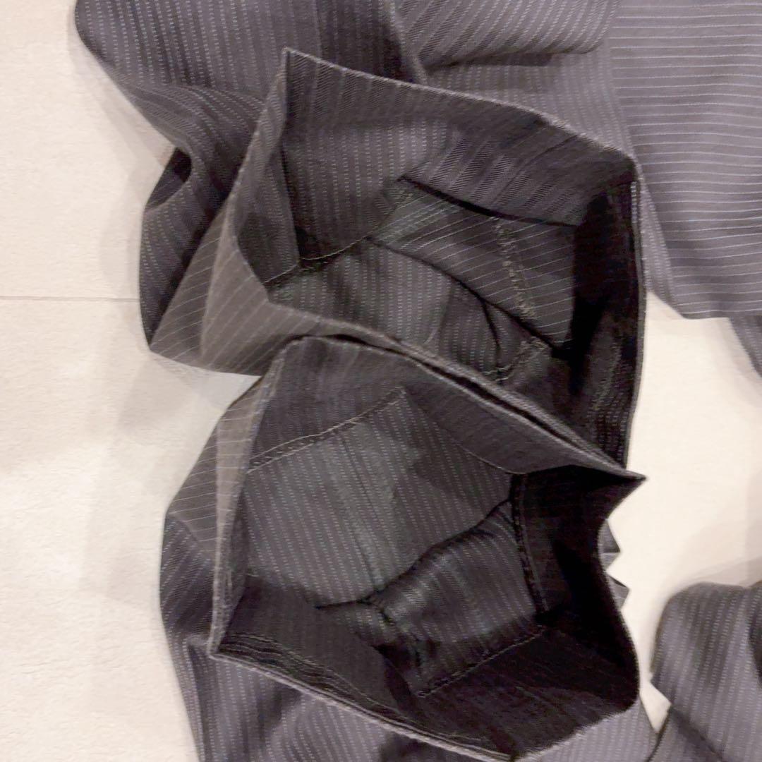 美品 BURBERRY BLACK LABEL ストライプ スーツ グレー