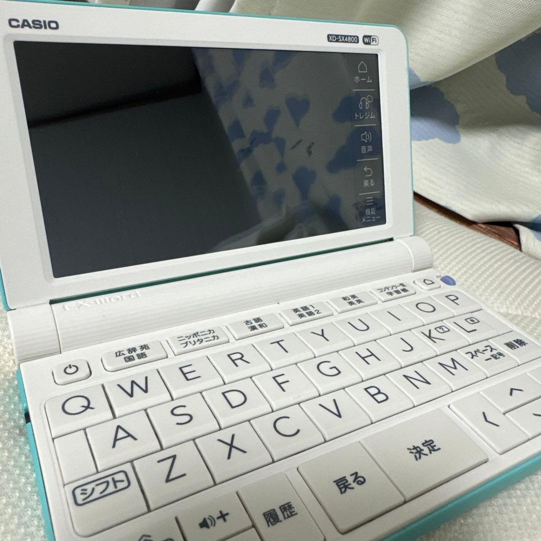 CASIO EX-word 電子辞書本体 水色