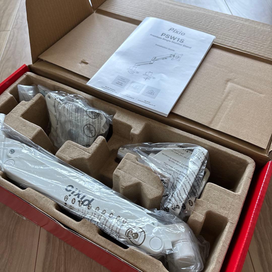 ピクシオゲーミングモニター27型ホワイトPX278WAVEW-Oモニターアーム付