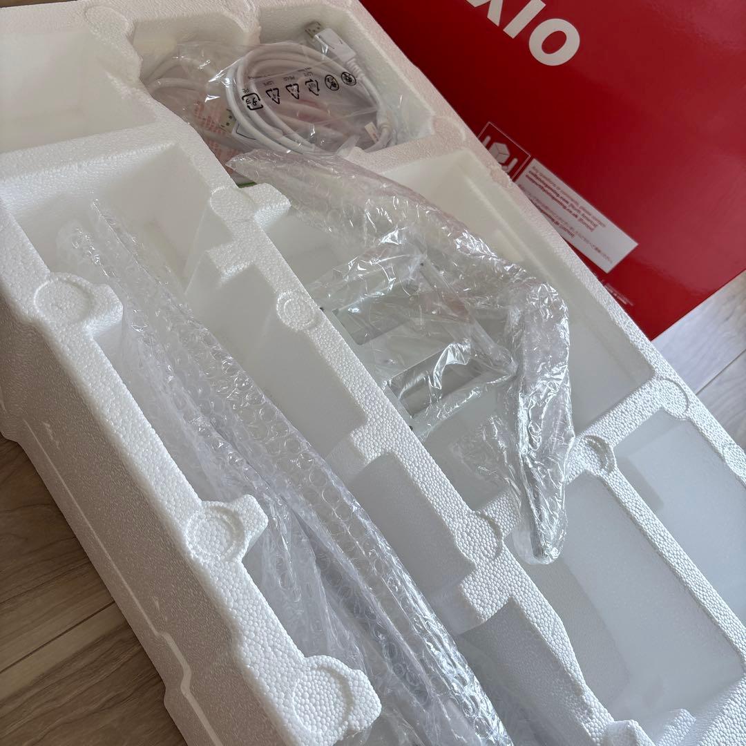 ピクシオゲーミングモニター27型ホワイトPX278WAVEW-Oモニターアーム付