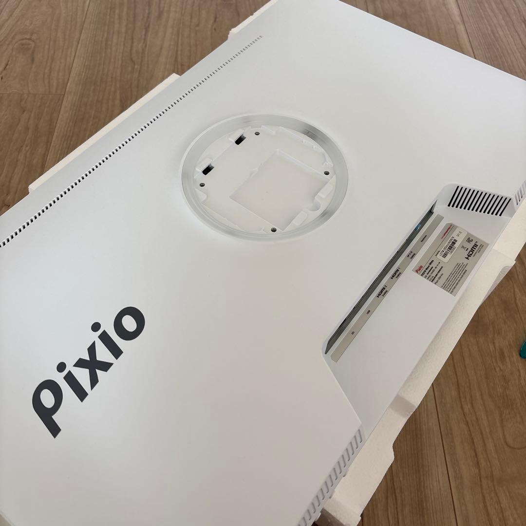 ピクシオゲーミングモニター27型ホワイトPX278WAVEW-Oモニターアーム付