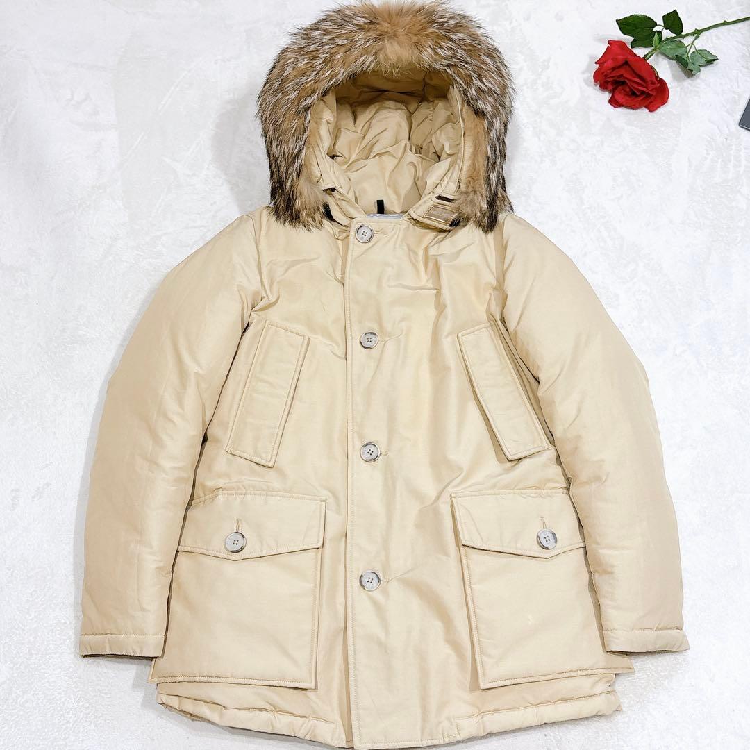 未使用✨　ウールリッチ　アークティックパーカー　ダウンジャケット　ベージュ