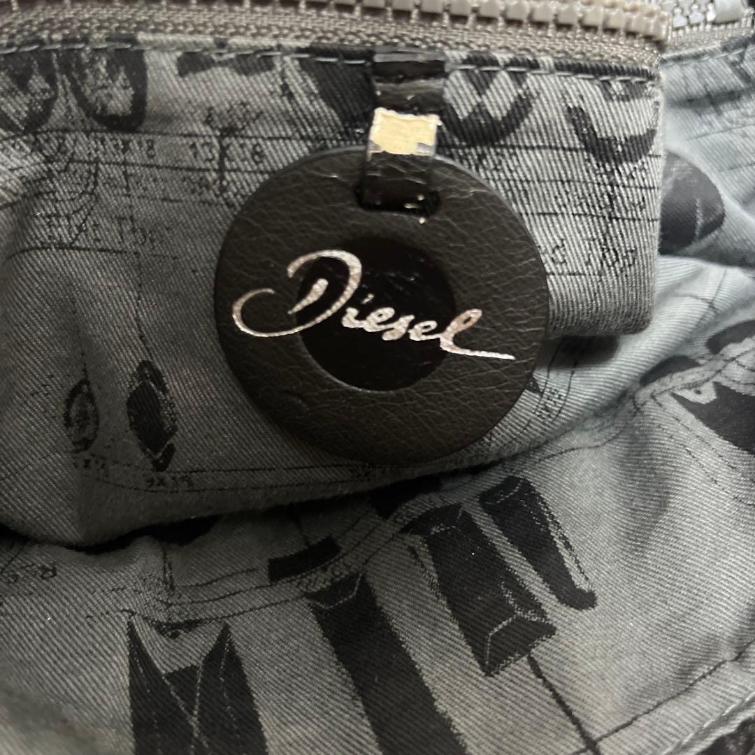 ディーゼル　コーデュロイ　バッグ　ベージュ　y2k