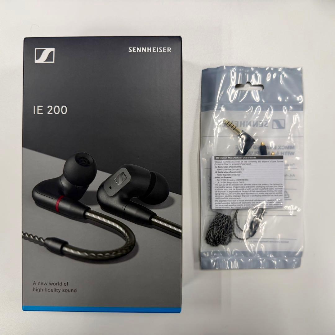 純正バランスケーブル付 ゼンハイザー IE-200 有線イヤホン