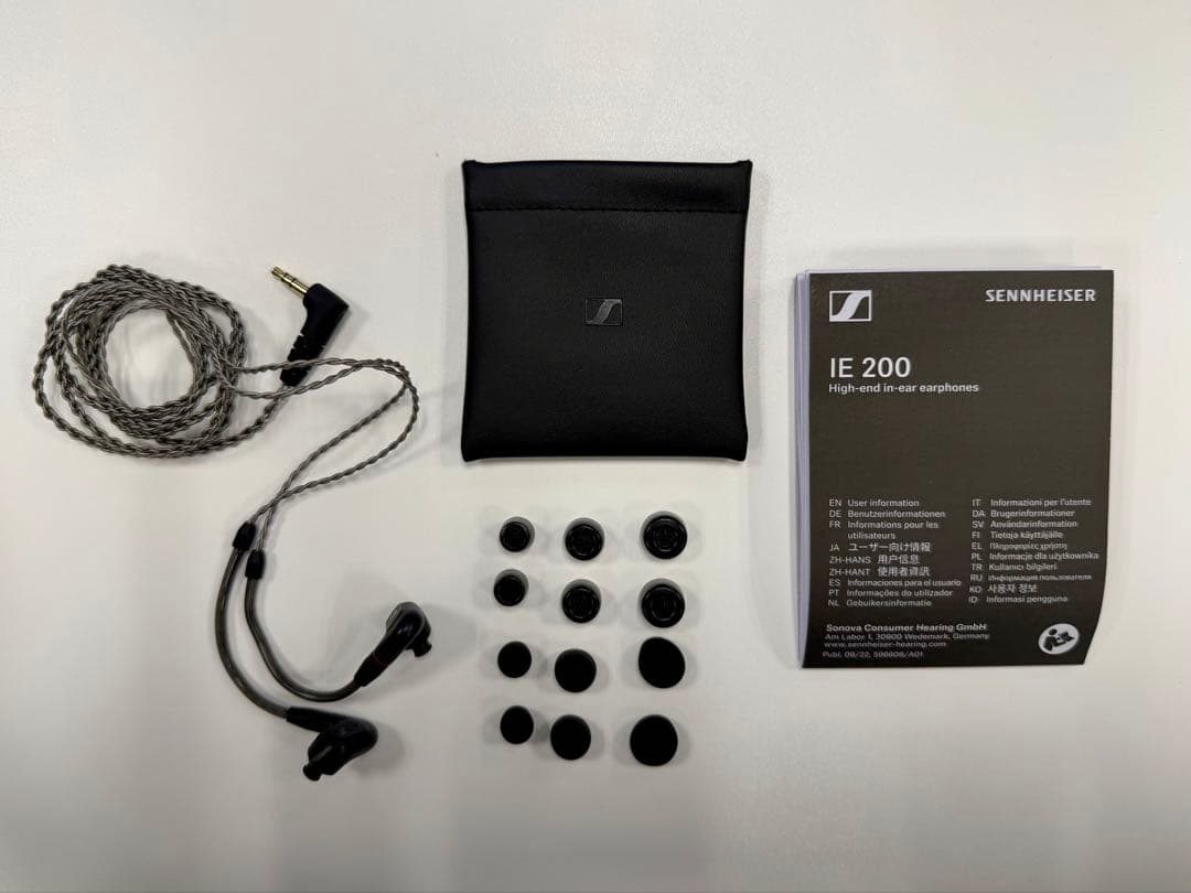純正バランスケーブル付 ゼンハイザー IE-200 有線イヤホン