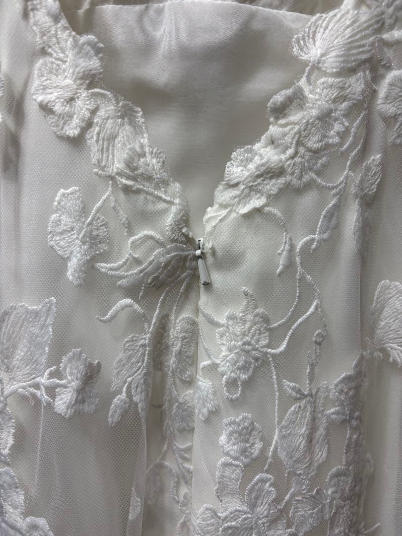 DRESS PRODUCTION 刺繍レース ソフト マーメイドドレス W230