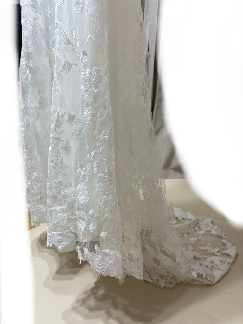 DRESS PRODUCTION 刺繍レース ソフト マーメイドドレス W230