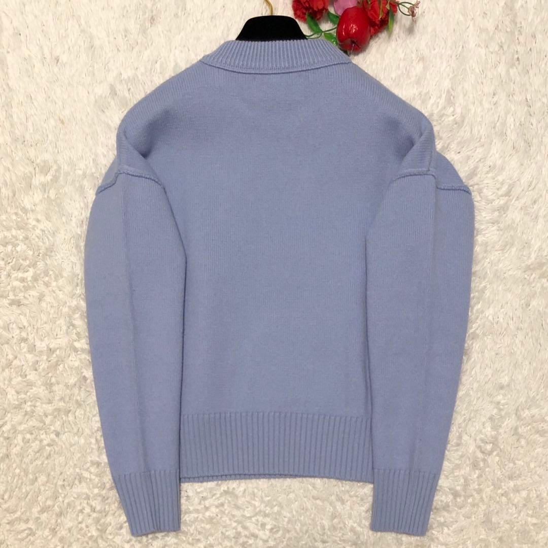 ［美品］2023SS アミパリス　クルーネック　セーター　ニット　XS