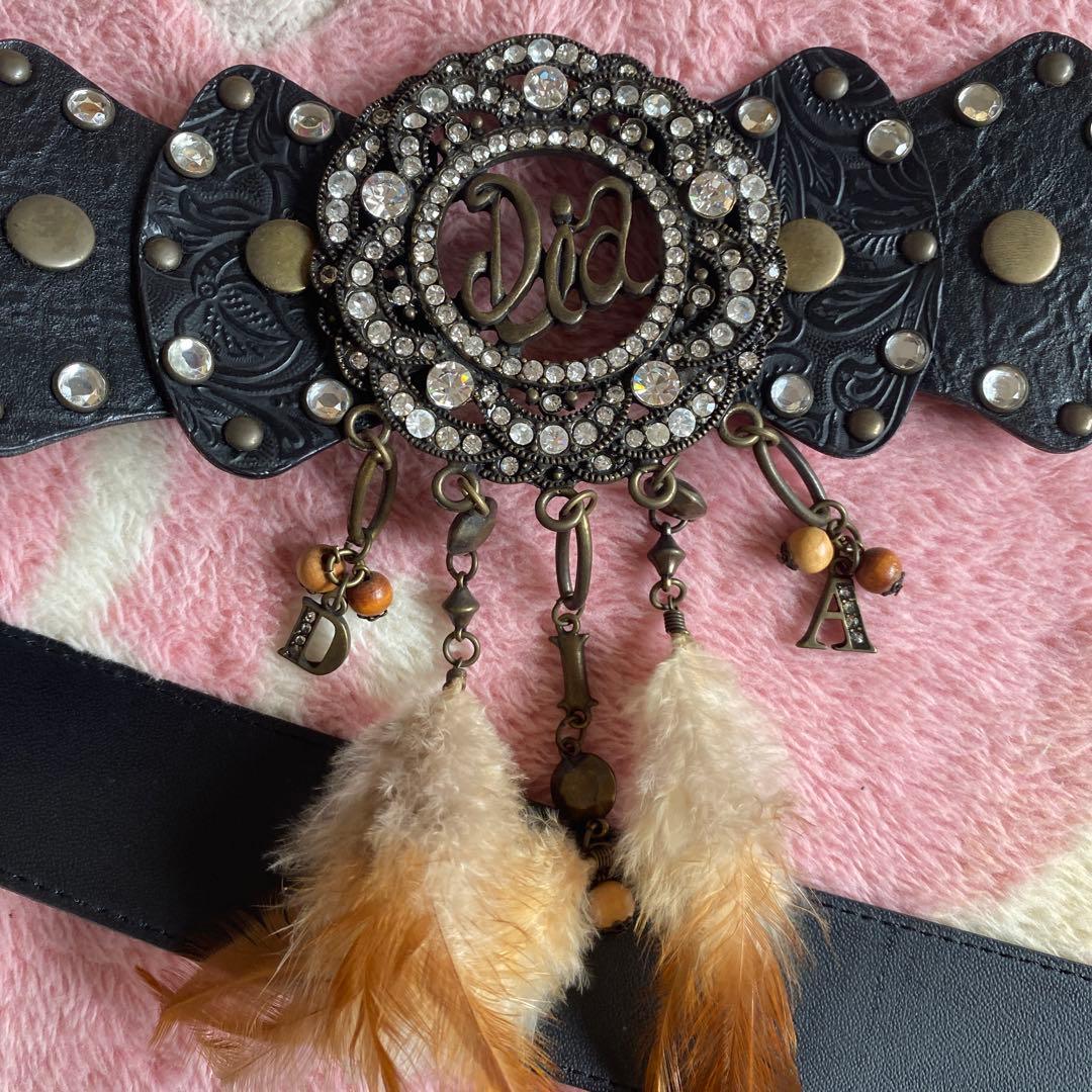 d.i.a. ダイヤ ベルト ギャル 平成ギャル 黒GAL ムーンバックル