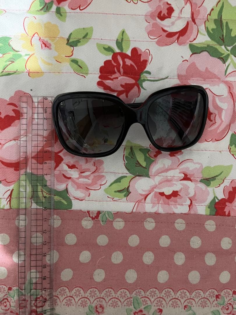 シャネル ブラック サングラス黒　リボン白CHANEL