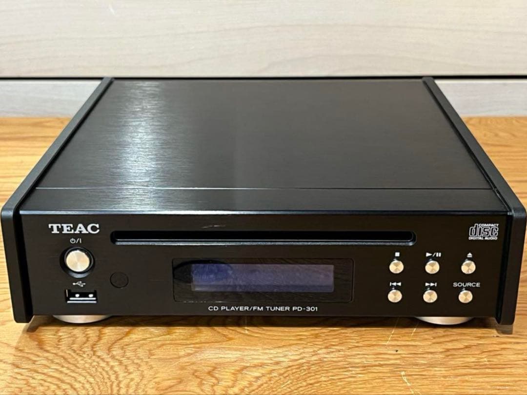 TEAC PD-301-X 2023年製 CDプレーヤー ワイドFMチューナー