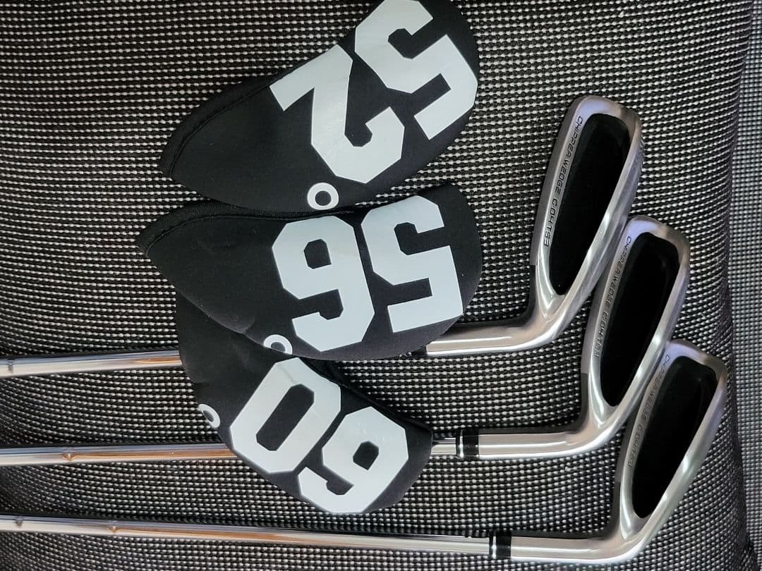 チッパーラボオリジナルのチッパーウェッジ52.56.60の3点セット。