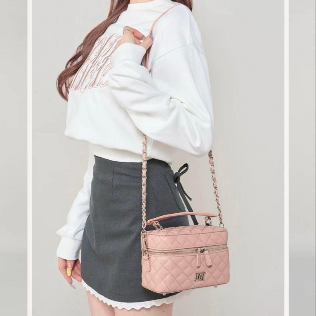 Darich ダーリッチ キルティングショルダーミニバッグ PNK