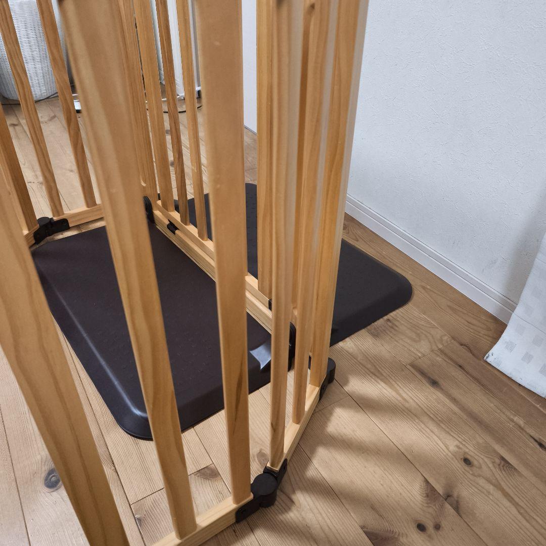 【付属品完備】日本育児 おくだけドアーズ ウッディ Lサイズ