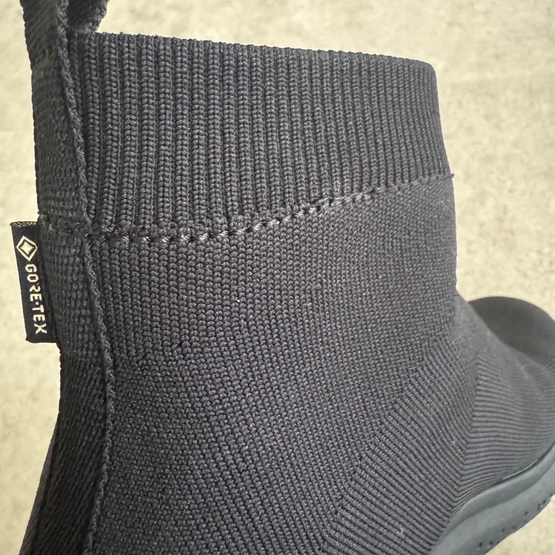 美品★ノースフェイス 防水シューズ　レインシューズ　晴雨兼用　靴　25cm 黒