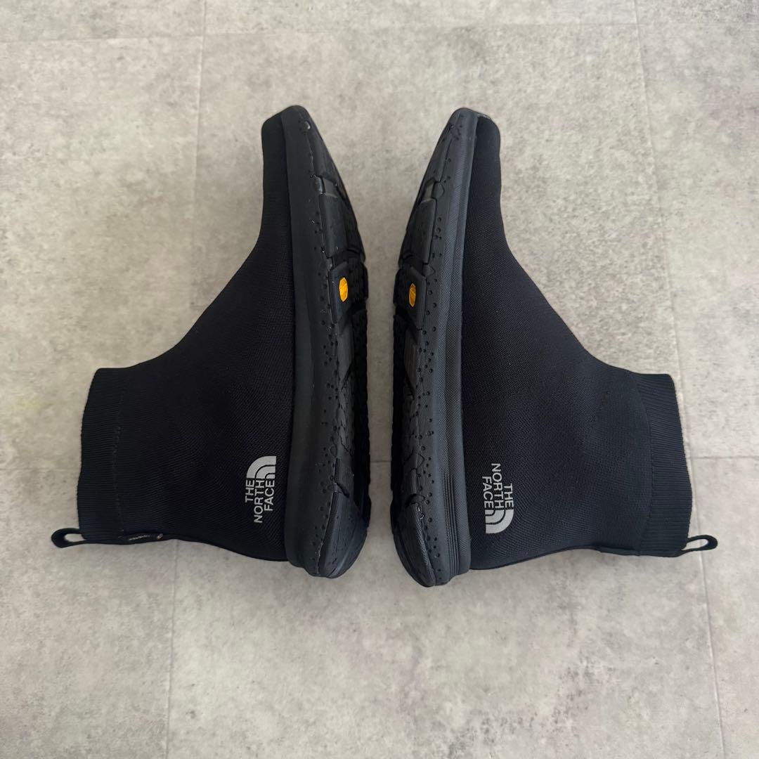 美品★ノースフェイス 防水シューズ　レインシューズ　晴雨兼用　靴　25cm 黒
