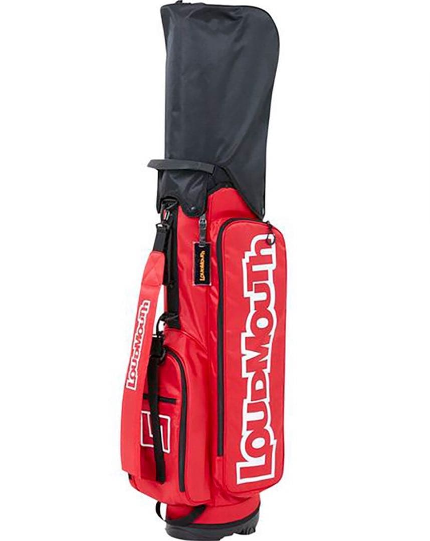 LOUDMOUTH キャディーバッグ　レッド