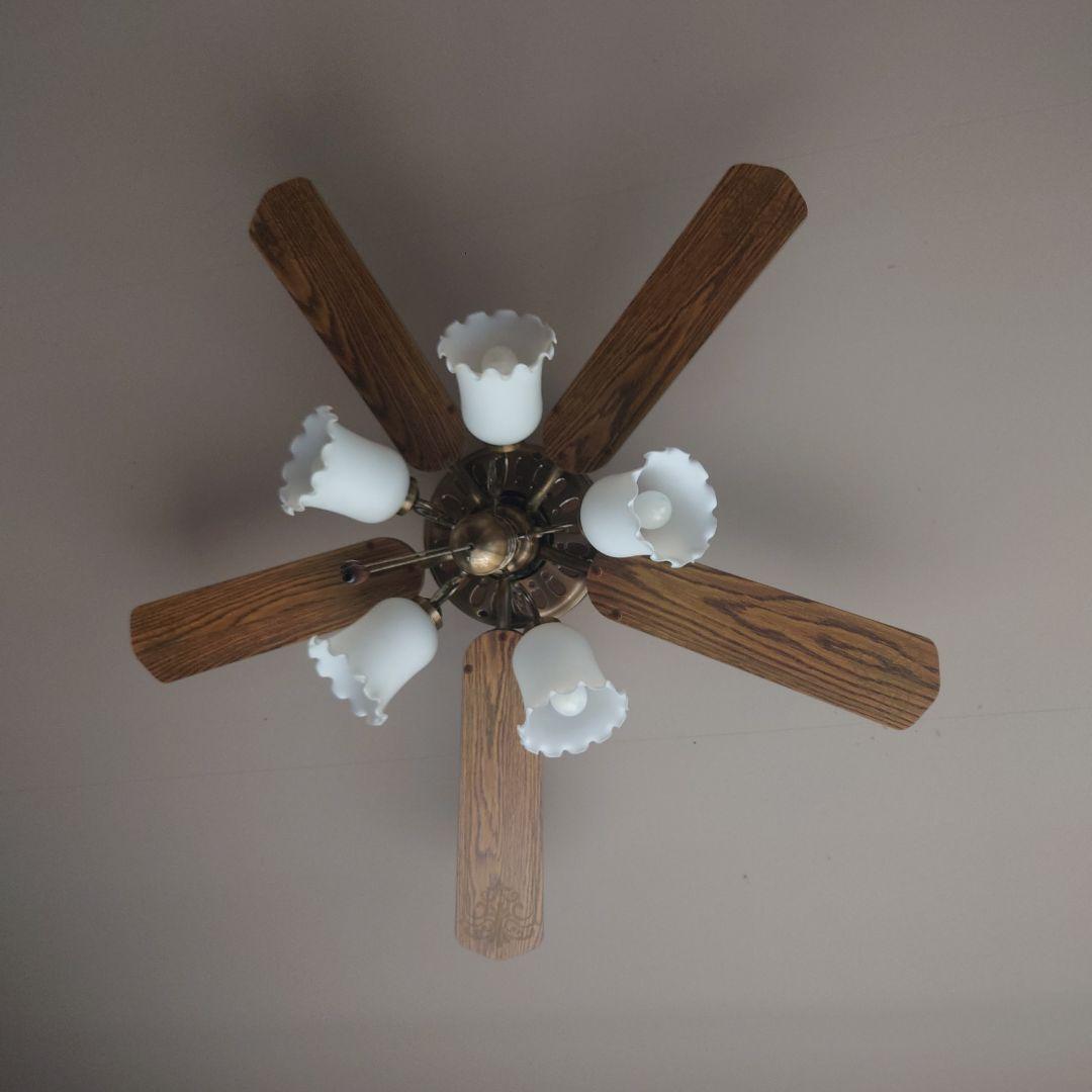 クラシックシーリングファン 5灯　5枚羽