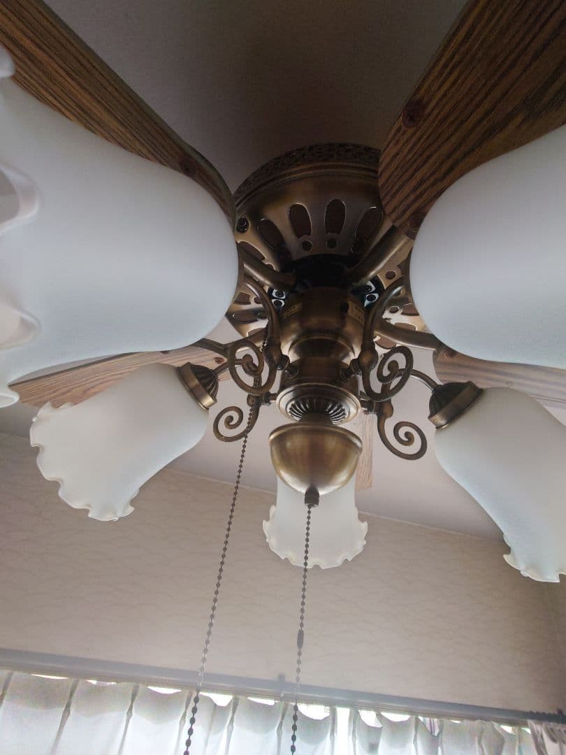 クラシックシーリングファン 5灯　5枚羽