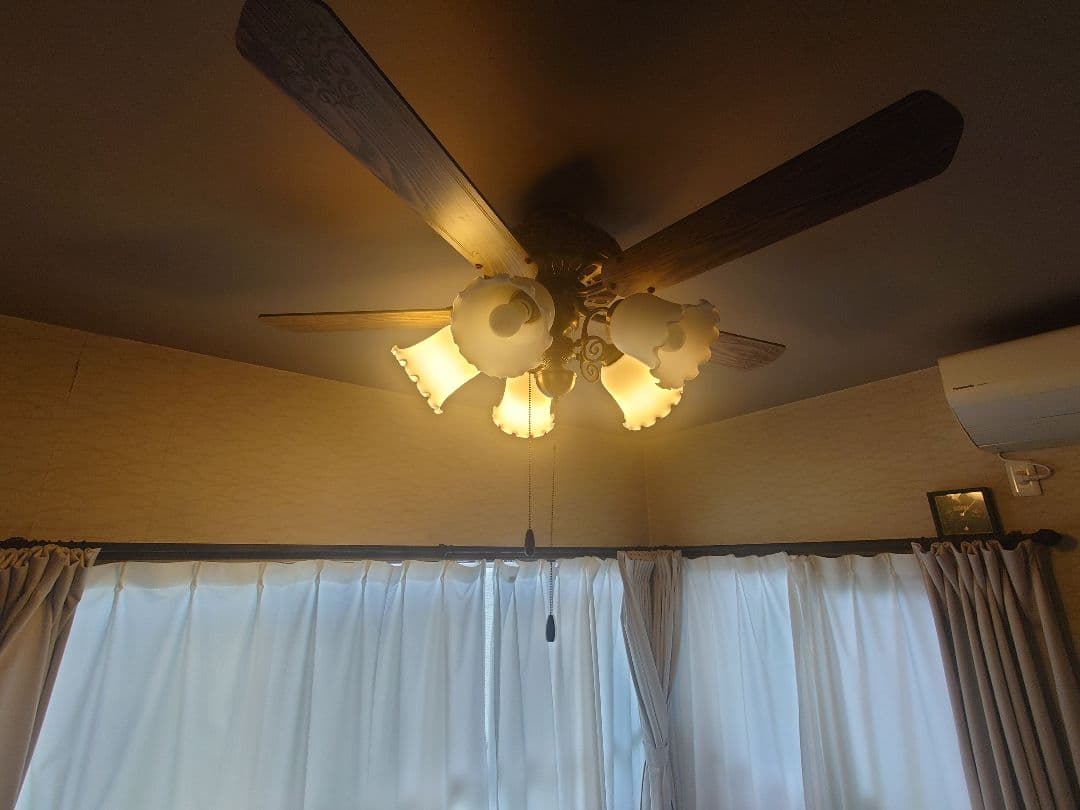 クラシックシーリングファン 5灯　5枚羽