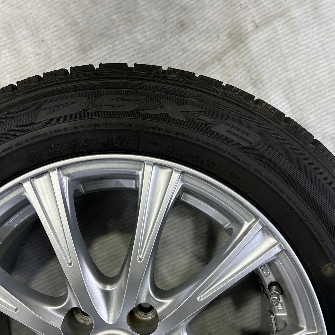 【溝9割以上】スタッドレスタイヤ205/60R16 Weds製ホイール 付き