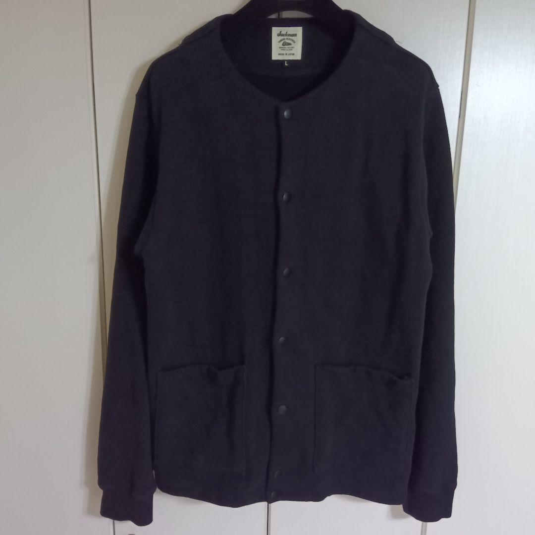 JACKMAN 別注　GG　スウェット　スナップ ジャケット　L　日本製