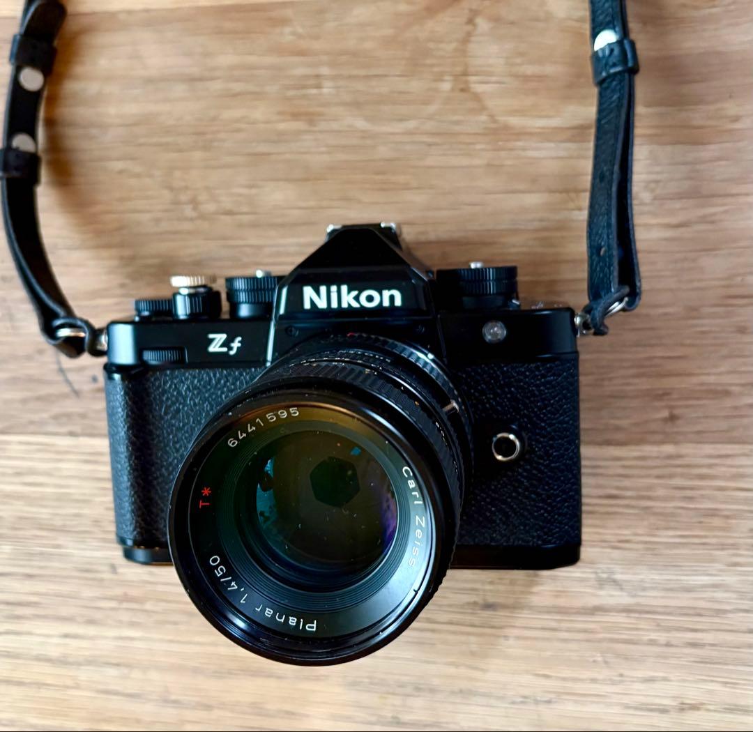 美品Contax Planar 50mm F1.4 AEJ Zマウントアダプタ付