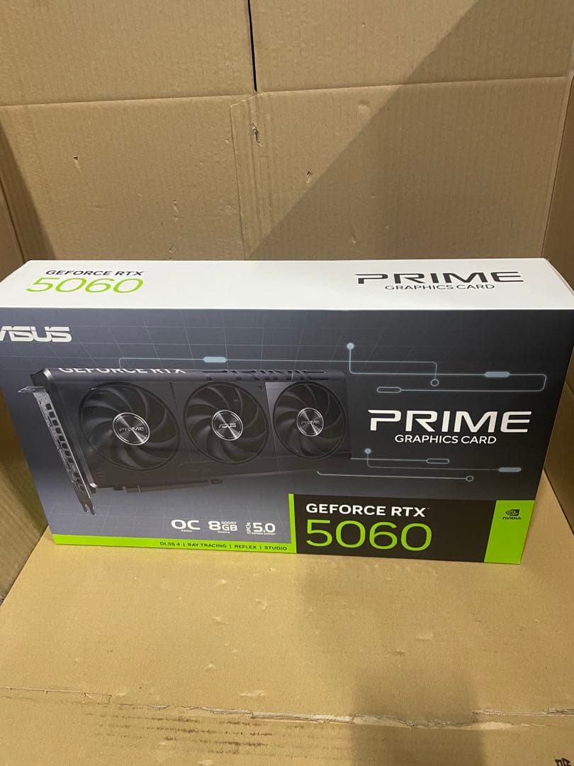 グラフィックボード・グラボ・ビデオカード PRIME GeForce RTX 5060 8GB GDDR7 Edition
