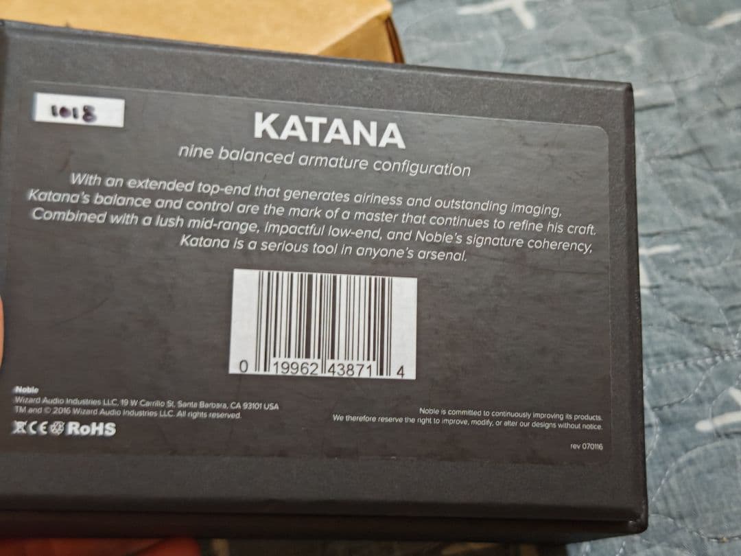 Noble audio Katana 美品