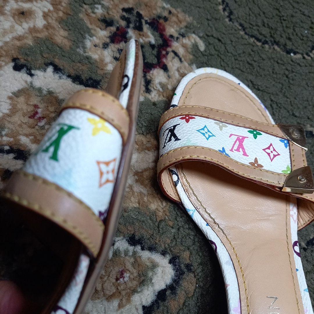 Louis Vuitton マルチカラー　ミュール　サンダル