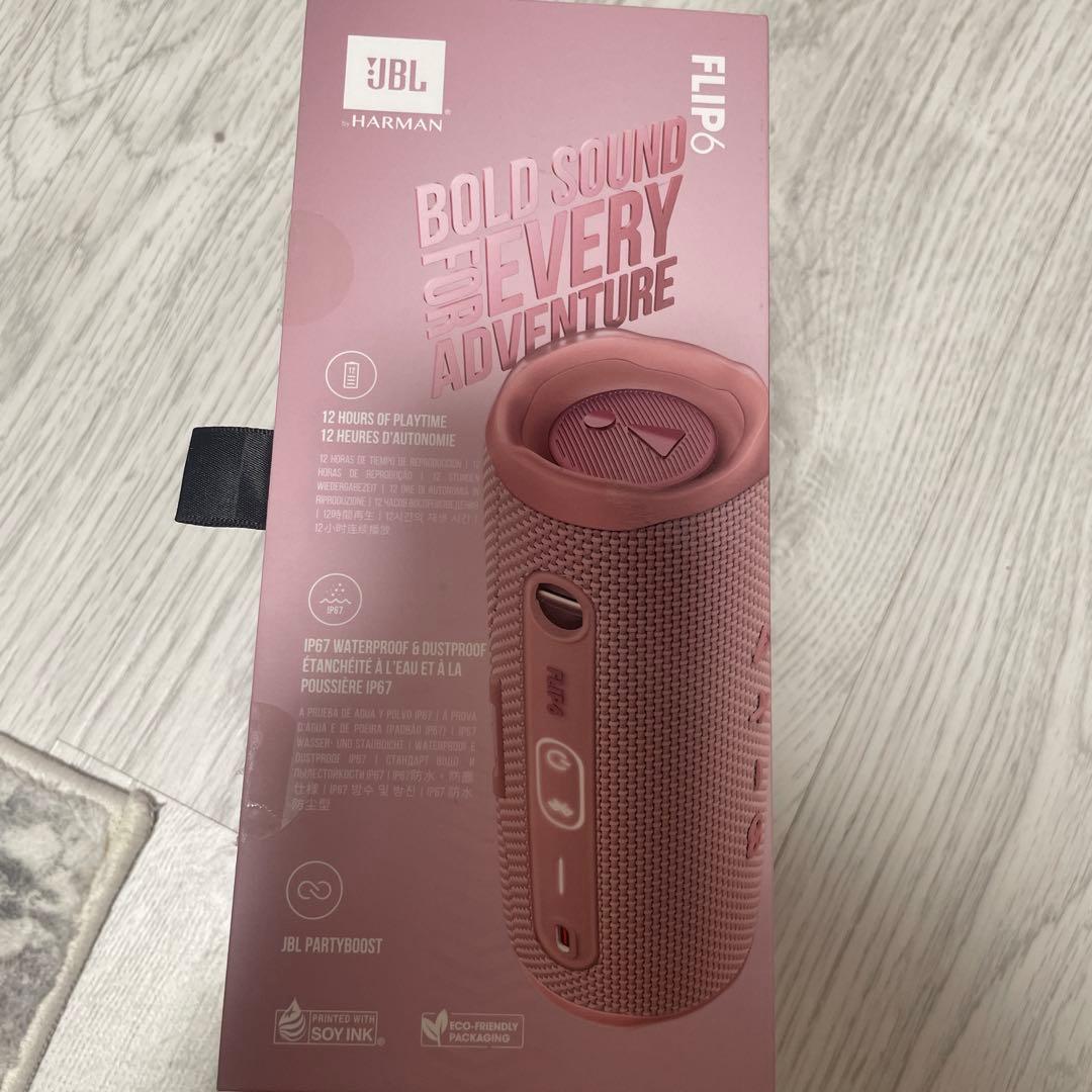 JBL FLIP6 Bluetoothスピーカ　ピンク