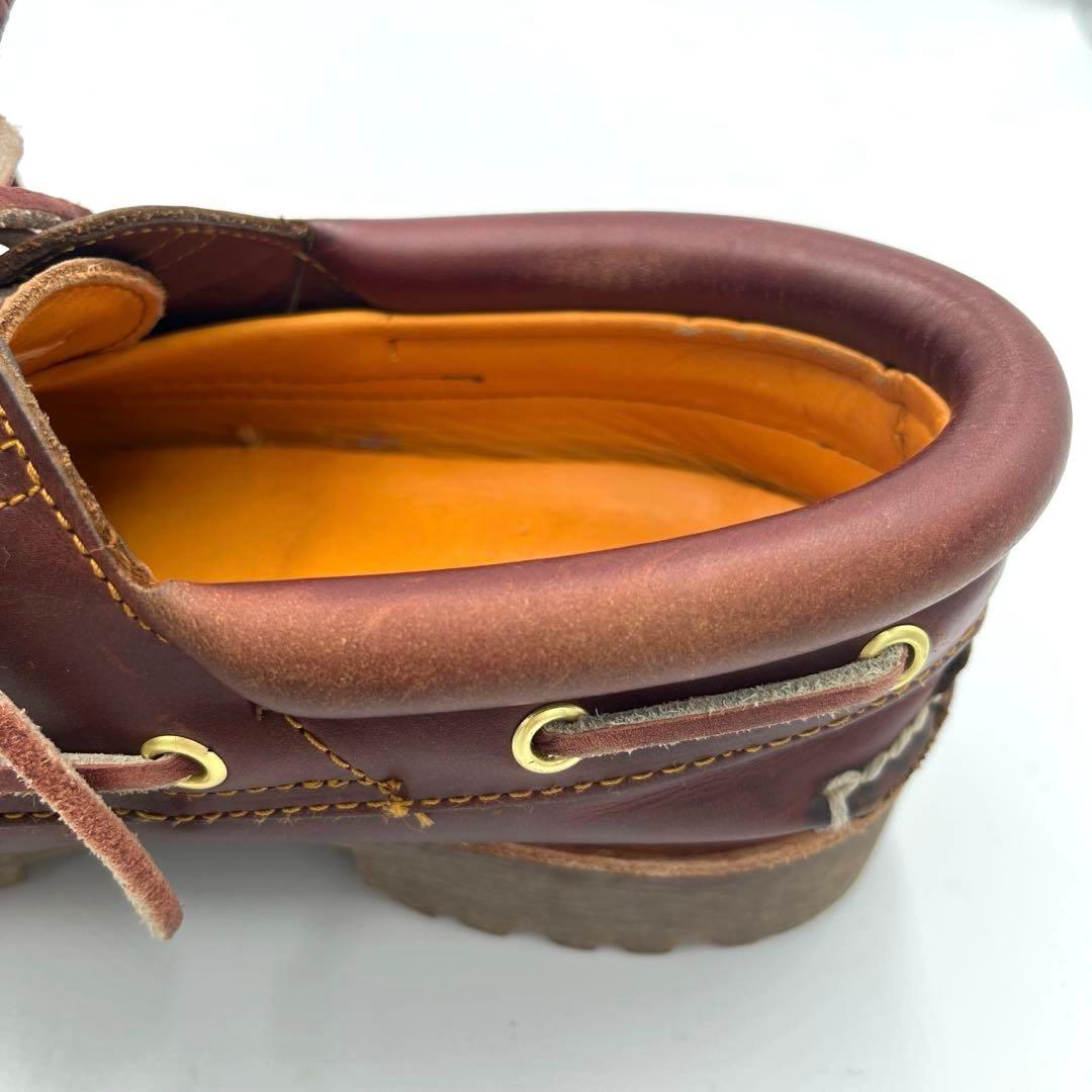 靴 Timberland 3eye classic lug Burgundy