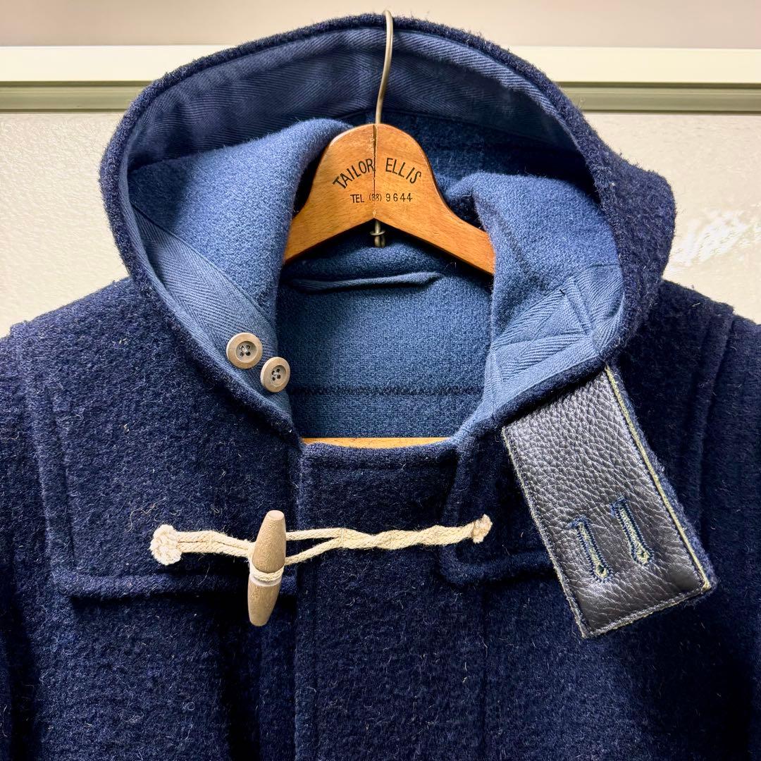 Nigel Caborne リバーシブルモンゴメリーコート 46ネイビーダッフル