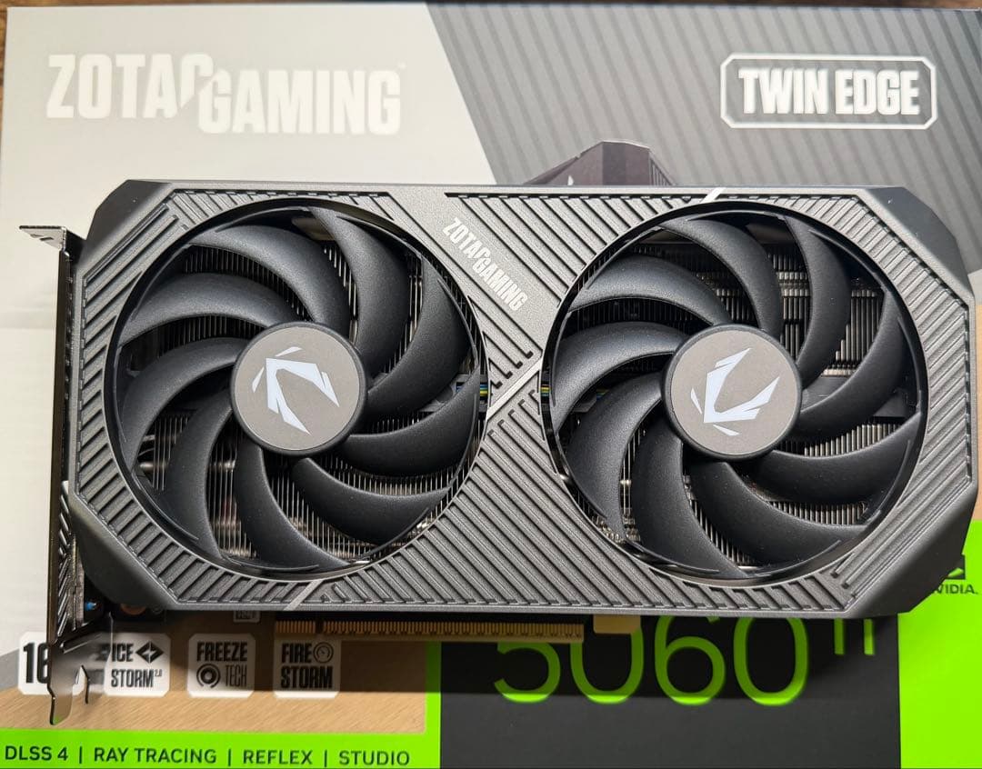 グラフィックボード・グラボ・ビデオカード ZOTAC RTX 5060 Ti 16GB Twin Edge